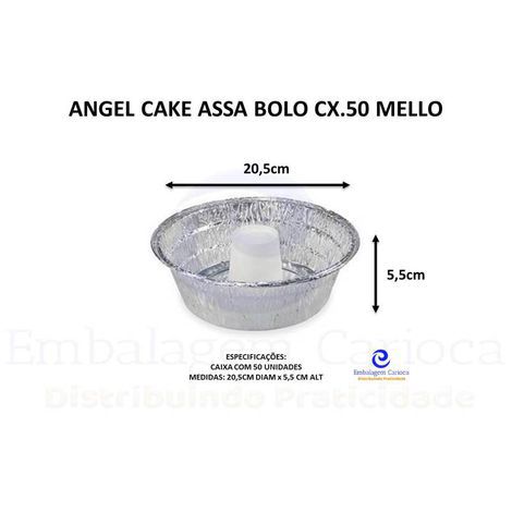 ANGEL CAKE ASSA BOLO CX.50 MELLO-950ML
