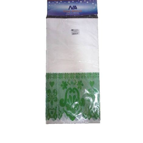 TOALHA MESA 70X70 LEITOSA DECORADA VERDE ESCURO PCT C/10 UND