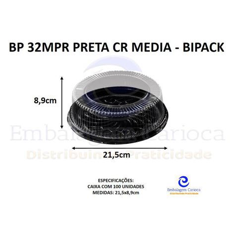 BP 32MPR PRETA CR MEDIA CX.100 BIPACK