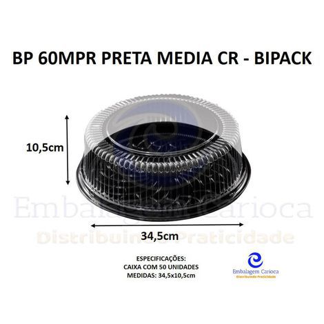 BP 60MPR PRETA MEDIA CR CX.50 BIPACK