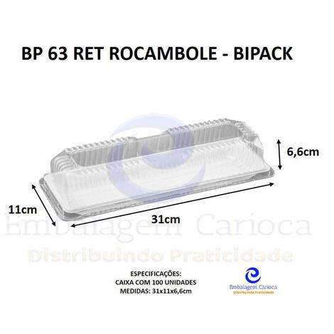 BP 63 RET ROCAMBOLE BASE BRANCA CX.100  BIPACK