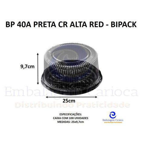 BP 40APR PRETA CR ALTA RED CX.100 BIPACK