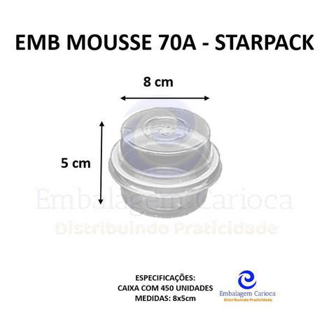 EMB MOUSSE 70A C/450 STARPACK (70ML)