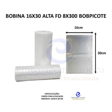 BOBINA 16X30 ALTA FD 8X300 BOBPICOTE