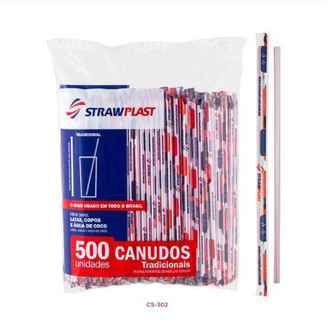CANUDO CURTO 6X500 21CM STRAWPLAST 253
