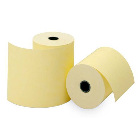 BOBINA TERMICA 80MM X 30MTS AMARELO CX.30