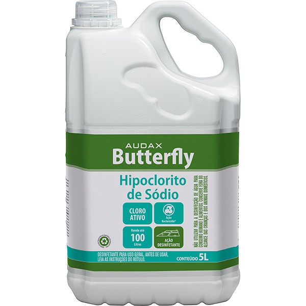 BUTTERFLY HIPOCLORITO DE SODIO BB 5L AUDAX
