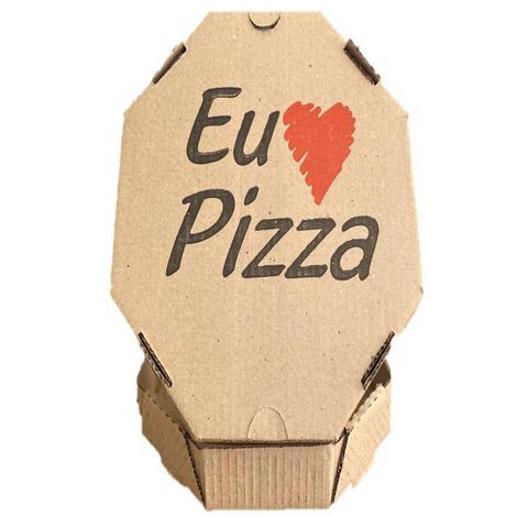 CAIXA EU AMO PIZZA N 45 C/25 PARDA