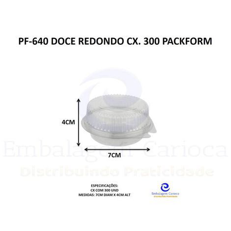 PF-640 DOCE REDONDO CX. 300 PACKFORM