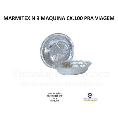 MARMITEX N 9 MAQUINA CX.100 PRA VIAGEM