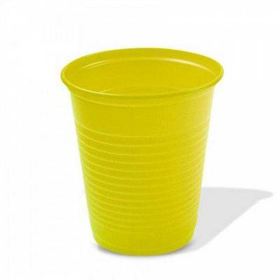 COPO 200ML AMARELO 20X50 ULTRA
