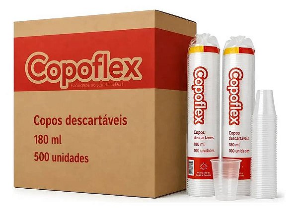 COPOFLEX PS 180ML TR CX.25X100