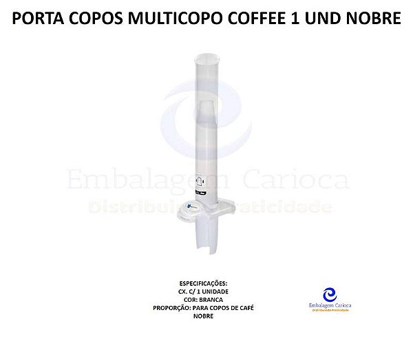 PORTA COPOS MULTICOPO COFFEE 1 UND NOBRE