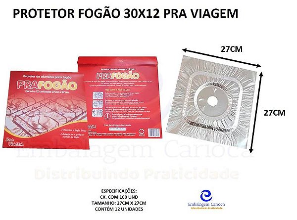 PROTETOR FOGAO 30X12 PRA VIAGEM