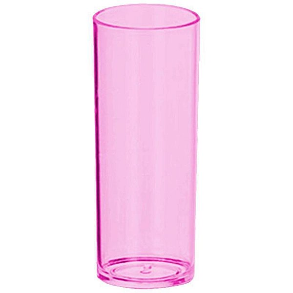 COPO 300ML ROSA NEON LONG DRINK CX.100 MAZEL