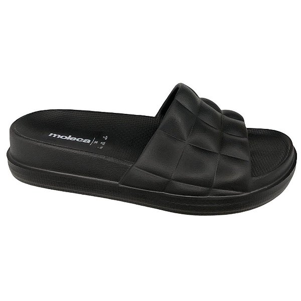 Chinelo Feminino Moleca Slide Eva - 5465.100 - Preto