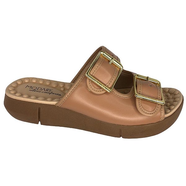 Tamanco Feminino Modare Np Sense Flex - 7142.113 - Nude