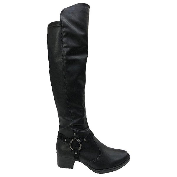 Bota Feminina Mississipi - Q8541 - Preto