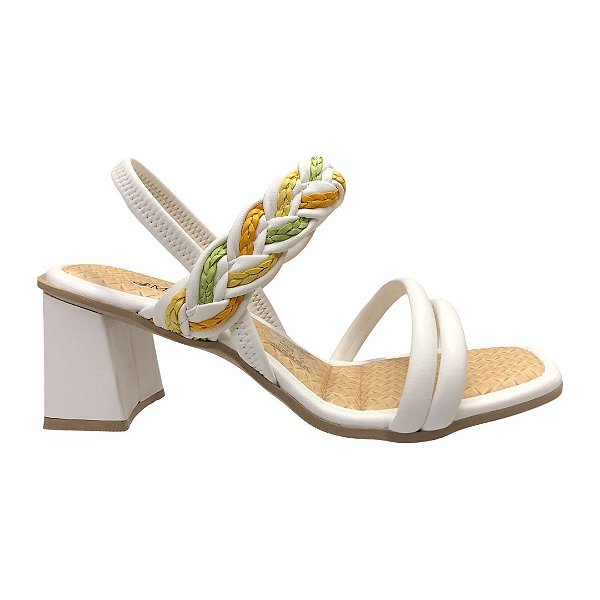 Sandália Feminina Mississipi - Q8291 - Branco