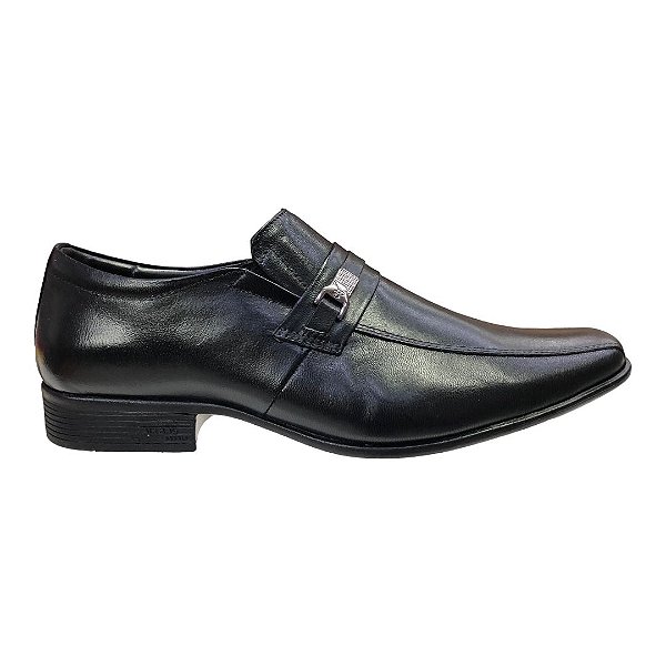 Sapato Masculino Jota Pe Couro - 77505 - Preto