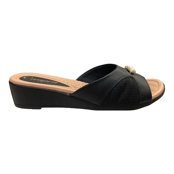 Tamanco Feminino Campesí - L9462 - Preto
