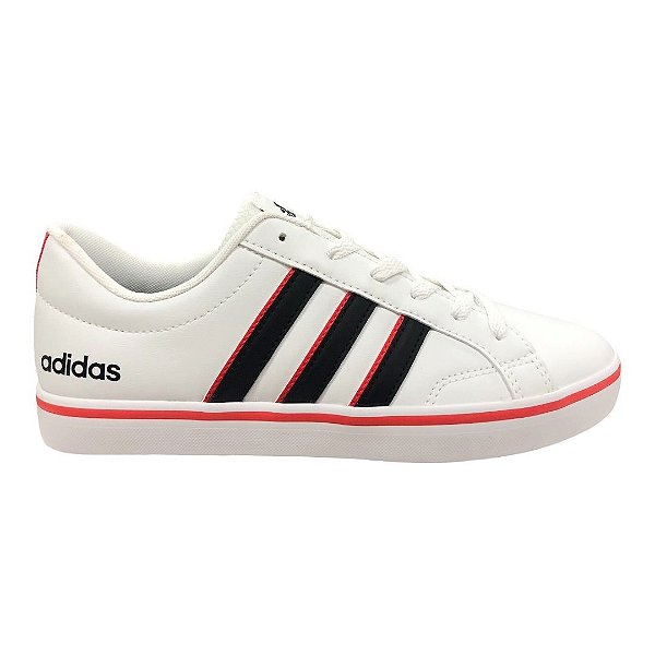 Tênis Masculino Adidas Vs Pace 2.0 - ID8209 - Branco-Vermelho