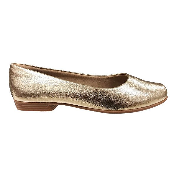 Sapatilha Feminina Piccadilly - 250115-556 - Dourado