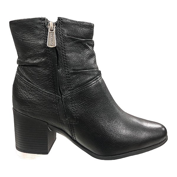 Bota Feminina Bottero Couro - 346907-2 - Preto