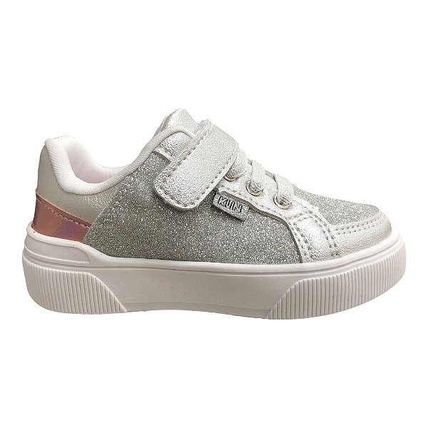 Tênis Menina Infantil Klin Sky - 317023000-016197 - Prata-Lilas