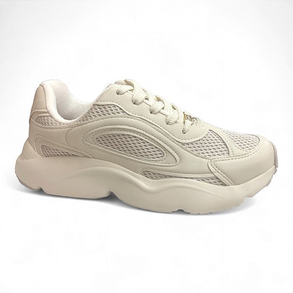 Tênis Feminino Vizzano Casual - 1440.100 - Branco Off