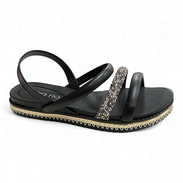 Sandália Feminina Beira Rio - 8321.1546 - Preto