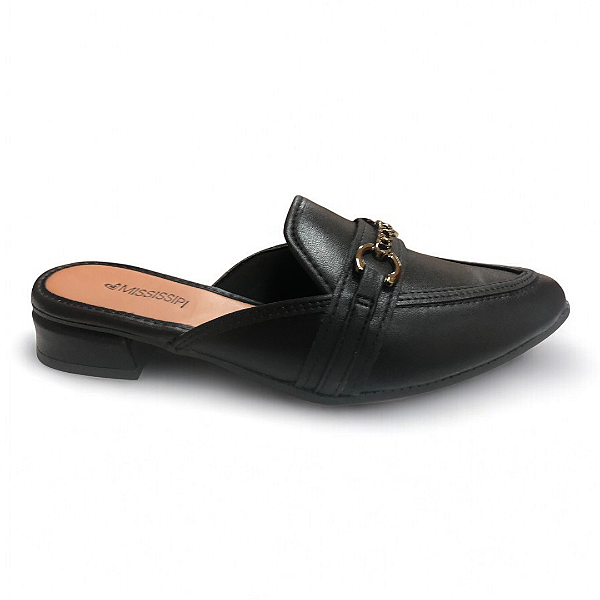 Mule Feminino Missssipi - MC882 - Preto