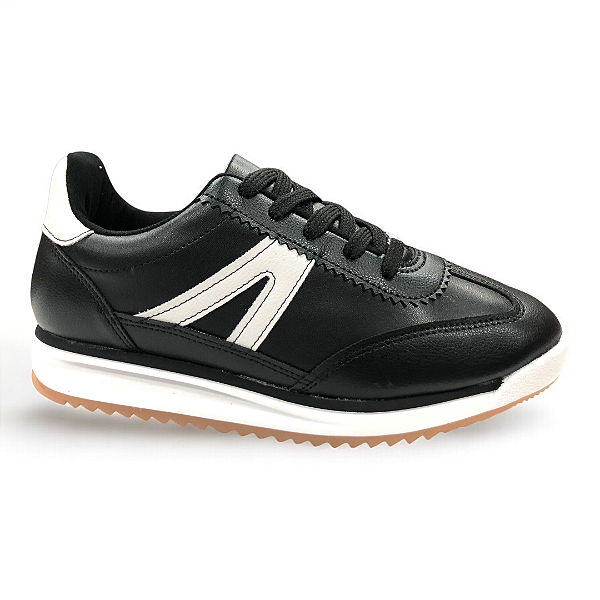 Tênis Feminino Vizzano Casual - 1450.102 - Preto-Branco