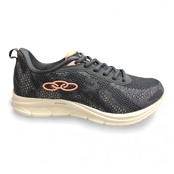 Tênis Feminino Olympikus Citrus 2 - Chumbo-Vanilla