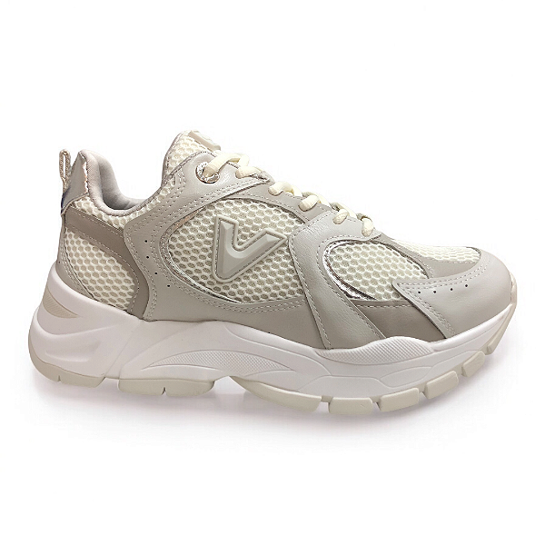 Tênis Feminino Via Marte Casual - 140-010-02 - Prata