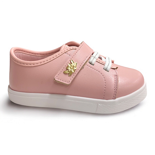 Tênis Menina Infantil Molekinha Casual - 2118.587 - Rosa
