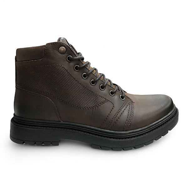 Coturno Masculino Freeway Couro - JACK05-1931 - Marrom