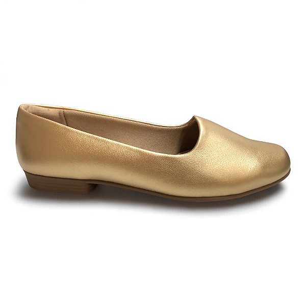 Sapatilha Feminina Piccadilly - 250132-508 - Ouro