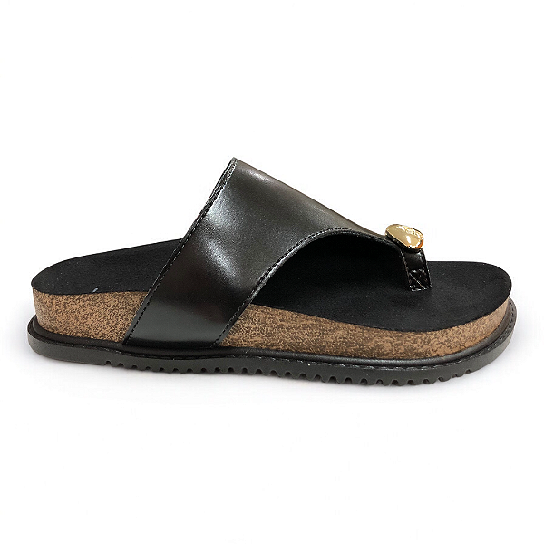 Chinelo Feminino Beira Rio Papete Birken - 8524.110 - Preto