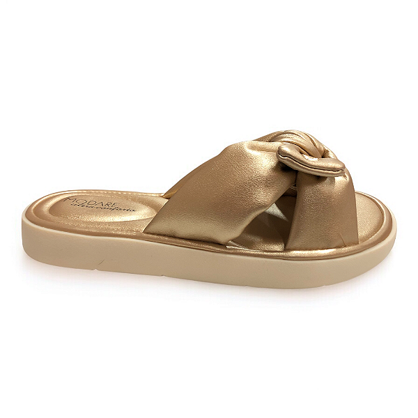 Chinelo Feminino Modare Papete - 7208.101 - Dourado