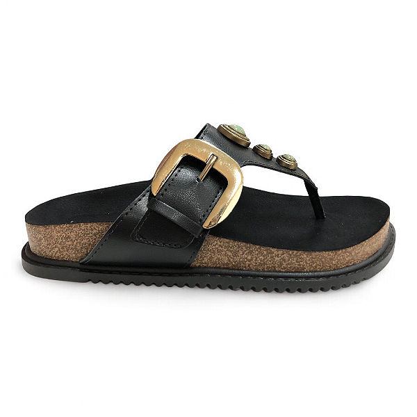 Tamanco Feminino Beira Rio Birken - 8524.111 - Preto