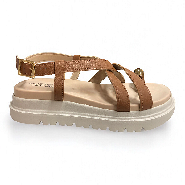 Sandália Feminina Modare Papete - 7200.107 - Camel