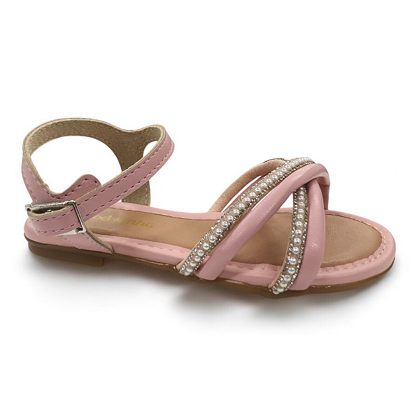 Sandália Menina Infantil Molekinha - 2157.1205 - Rosa