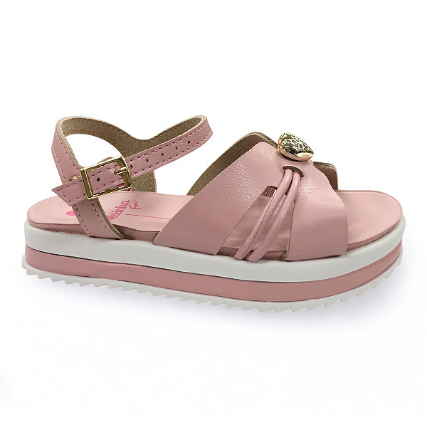 Sandália Menina Infantil Molekinha - 2305.1574 - Rosa