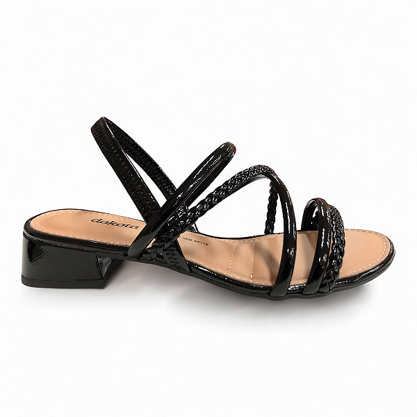 Sandália Feminina Dakota Salto Baixo - Y9342 - Preto
