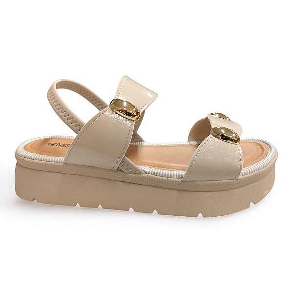Sandália Feminina Mississipi Papete - MF992 - Bege