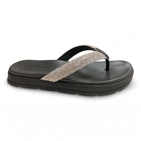 Chinelo Feminino Moleca - 5490.121 - Preto