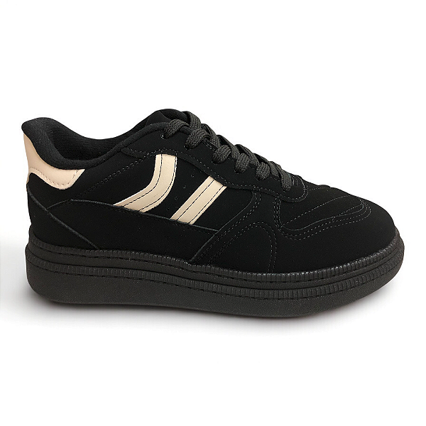 Tênis Feminino Moleca Casual - 5816.101 - Preto