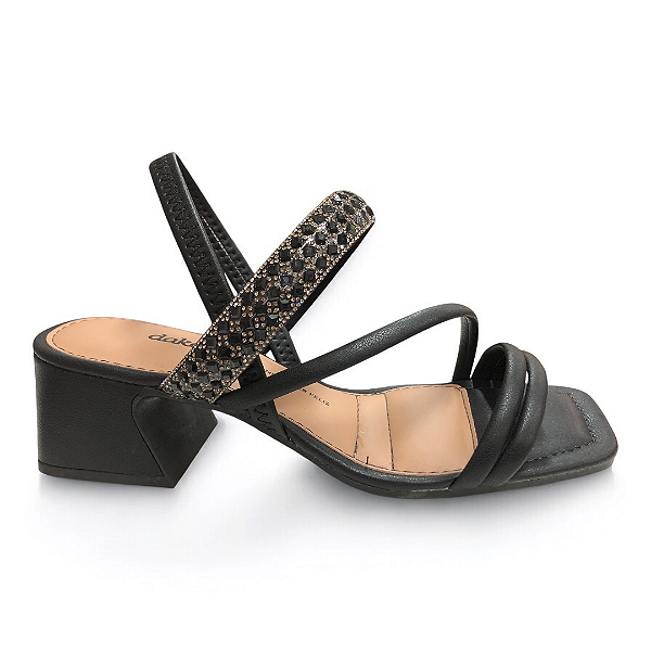 Sandália Feminina Dakota Salto Bloco - Y9492 - Preto