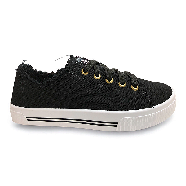 Tênis Feminino Moleca Casual - 5667.722 - Preto